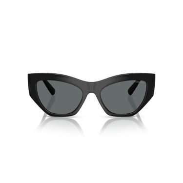 Imagem de Óculos de Sol Vogue Eyewear Polarizado 0VO5607S W44/81 Tam 53 / Preto - Lentes Cinza