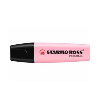 Imagem de Marca Texto Stabilo Boss Cores A Escolha, Rosa Pastel