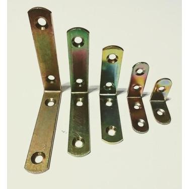 Imagem de Cantoneira multiuso em ferro bicromatizado kaby, 2"