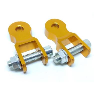 Imagem de Alongador Traseiro Aluminio Dourado Biz 100 125 Pop 100 110 - Rr