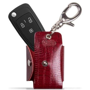 Imagem de Porta Chave Canivete em Couro PC921 - Artlux, Vermelho