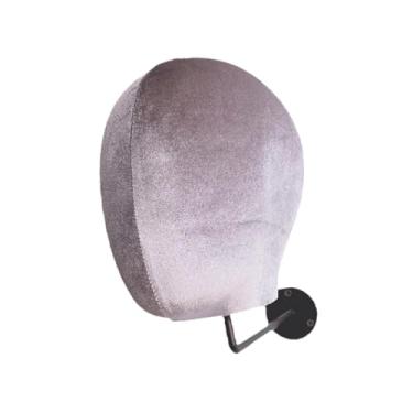 Imagem de Generic Suporte de parede para chapéus e perucas, suporte para cabeça de manequim, para perucas, para shopping, Gancho Preto