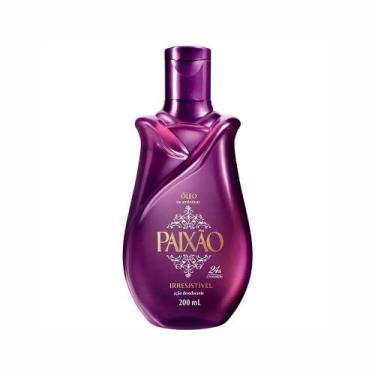 Imagem de Óleo Corporal Paixão Irresistível 200ml, Roxo, Óleo de Amêndoas, 1, 20