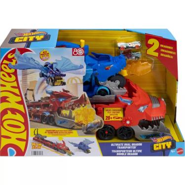 Imagem de Pista Hot Wheels City Dual Dragon Ultimate Mattel - JBM72