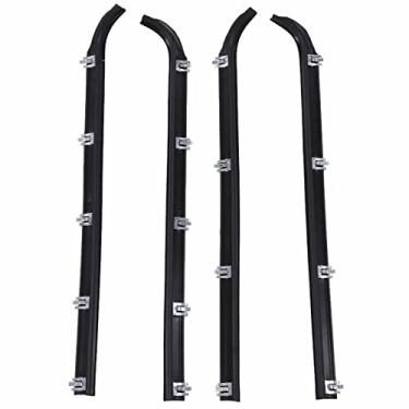 Imagem de Zhjvihx Kit de Fita de Calafetagem para Varredura de Janela, Borracha Interna e Externa AM-41543318 Selos de Feltro para Varredura de Janela Duráveis ​​para Carros