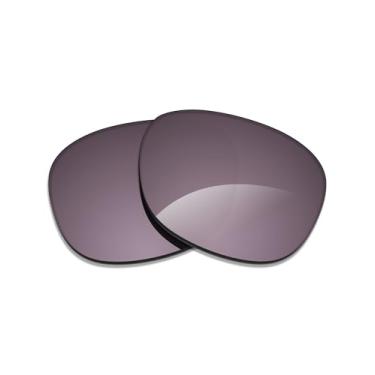 Imagem de Alphax Lentes de reposição polarizadas espelhadas cinza cromadas Elite para óculos de sol Ray Ban RB3724D 59 mm