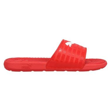 Imagem de PUMA Grade Cool Cat Bold Bx Slide (Escola Primária), Vermelho e branco., 4 Big Kid