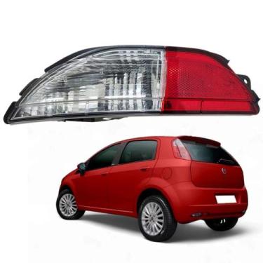 Imagem de Lanterna Refletor Luz Ré Fiat Punto 2008 2009 2010 2011 2012 Lado Esqu