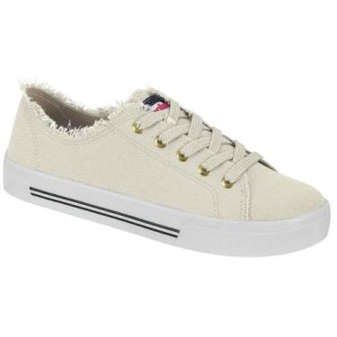 Imagem de Tenis Moleca 5667.722 Feminino, Off white, 35