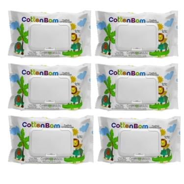 Imagem de Lenços Umedecidos Toalhas Suaves 1 a 10 Pacotes Hipoalergênico Macio e Resistente (6 Pacotes)