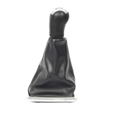 Imagem de Capa de bota de alavanca de câmbio de 5 velocidades para Ford Focus Mondeo MK3 Mustang (prata)