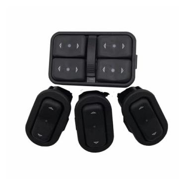 Imagem de Botão do interruptor de controle do vidro elétrico 90561086 6240106 90561388 para Vauxhall 1998-2005 (Interruptor mestre do vidro)