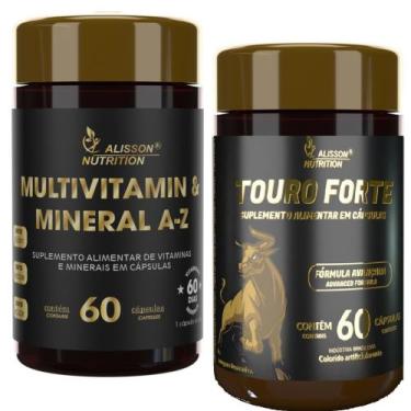 Imagem de Multivitaminico AZ Touro Forte 60+60 cáps Alisson Nutrition