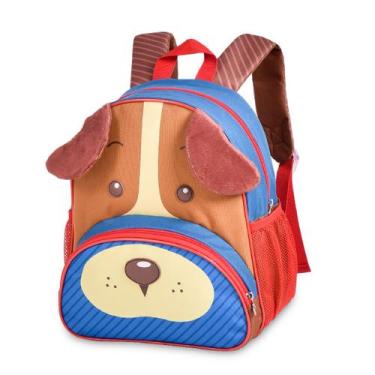 Imagem de Mochila Escolar De Costas Infantil Creche Clio Pets Zoo Insetos E Anim