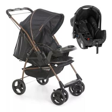 Imagem de Carrinho Bebê Conforto Milano Rev II Travel Galzerano Cobre