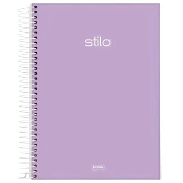 Imagem de Caderno Espiral Universitário A4 Capa Dura 1 Matéria 80 Folhas Stilo Jandaia Estampa 1