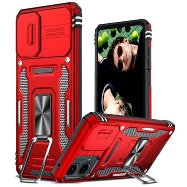 Imagem de Capa compatível com Samsung Galaxy S24-FE: Capa para celular Galaxy S24 FE, proteção total para celular Funda de S24 FE, vermelha