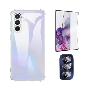 Imagem de Capa Capinha FIT IT Anti Impacto para Samsung Galaxy A37 + Película de Vidro 3D + Película Proteção Câmera