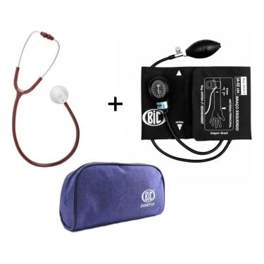 Imagem de Esfigmomanometro Extra Grande 34x52cm + Esteto Standard Bic