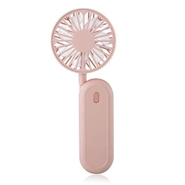 Imagem de Ventilador portátil portátil, ventilador de pescoço recarregável por USB, ventiladores silenciosos de mesa de refrigeração, ventilador portátil de 3 velocidades para escritório, esportes ao ar livre