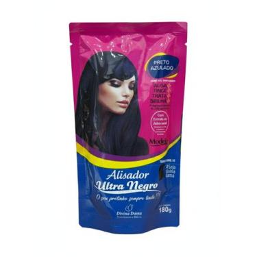 Imagem de Henê Ultra Negro Alisador Divina Dama 180g Preto Azulado