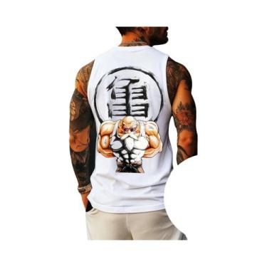 Imagem de Camiseta Regata Sem Mangas Super Saiyan Master Roshi Dragon Ball Gym H