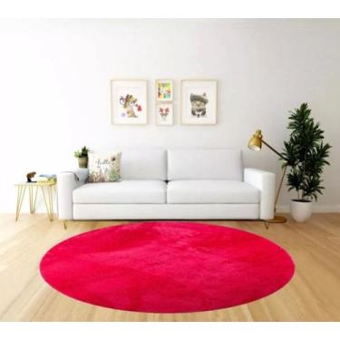 Imagem de Tapete redondo 2,00x2,00 apolo antiderrapante moderno toque macio suav