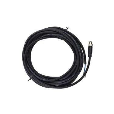 Imagem de Cabo conector de linha de PVC de 5 m M8 plugue à prova d'água macho e fêmea reto 3 pinos 4 pinos (3 pinos macho 5 m)
