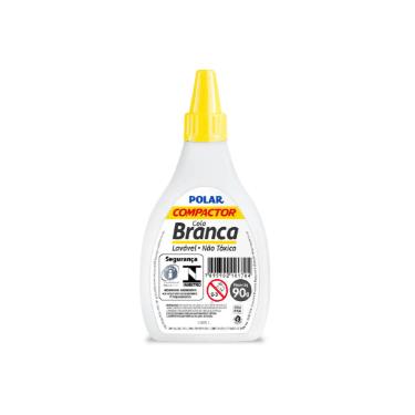 Imagem de Cola Branca Polar 90g Compactor Lavável Não Tóxica