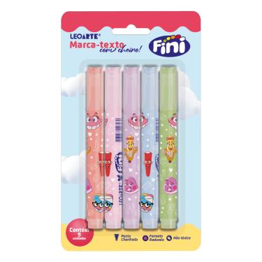 Imagem de Marca Texto Corpo Estampado Aroma Fini 5 Unidades Leo&Leo