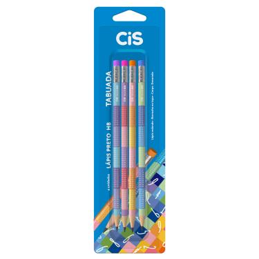 Imagem de LAPIS PRETO N2 TABUADA C/4 CIS
