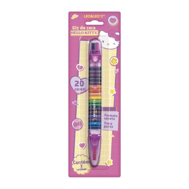 Imagem de GIZ DE CERA CANETA 20 CRS HELLO KITTY LEO&LEO