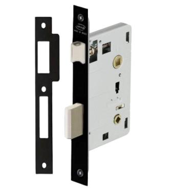 Imagem de Fechadura Imab Máquina Avulsa 55Mm Banheiro Preta