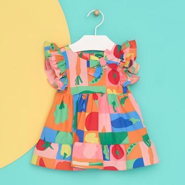 Imagem de Vestido Bebê Veggie 072 Mon Sucré Colorido-Feminino