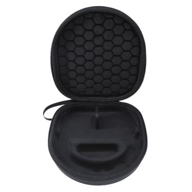 Imagem de Capa rígida para AirPods Max, bolsa de armazenamento portátil, capa de fone de ouvido para transporte de viagem com AirPods Max, capa de silicone para fones de ouvido/faixa de cabeça, AirPod Max