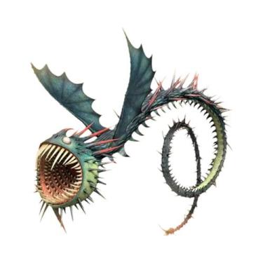 Imagem de Pôster Vintage Dragão Do Terror Sussurrando a Morte, Arte Em Tela Para