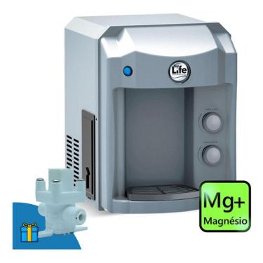 Imagem de Purificador De água Alcalina Ionizada Ozônio E Magnésio Mg+ Voltagem:127v;cor:prata