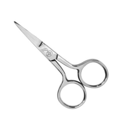 Imagem de Tesoura Reta para Unha Mundial Flex 9 cm em Aço Inoxidável Corte Preci