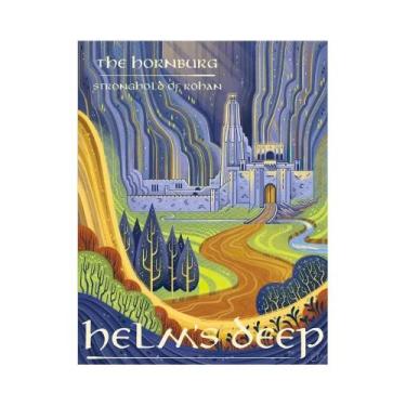 Imagem de Pôster De Viagem Retrô Com Arte Abstrata Vintage Em Tela Para Decoraçã