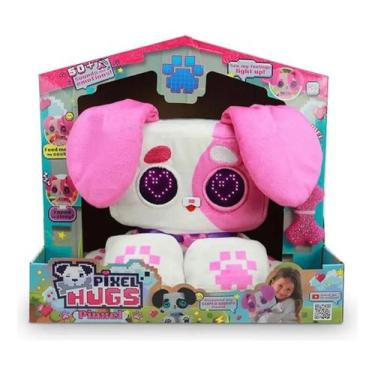 Imagem de Pelucia Interativa Hugs - Pinxel Rosa - Multikids