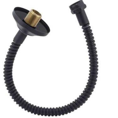 Imagem de Ligação flexivel 40cm metal black matte agua quente fria jed - JEDMETA