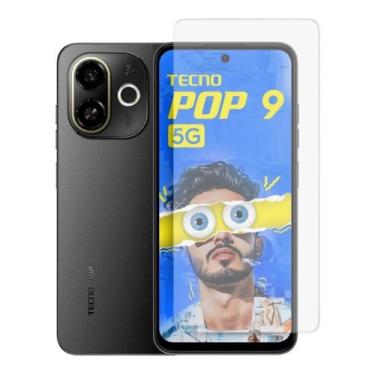 Imagem de Pelicula Proteção De Vidro 3D Compatível Para Tecno Pop 9 5G - Distrib