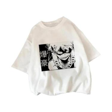 Imagem de Camiseta Feminina De Verão Com Estampa My Hero Academia Shoto Todoroki