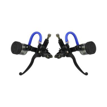 Imagem de Bomba De Freio Dianteiro Universal Para Motocicleta 22mm Com Alavanca 