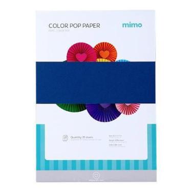 Imagem de Papel Color Pop Azul Marinho Mimo - A4 - 180 gr - 25 unds