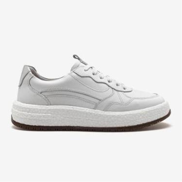 Imagem de Tênis Feminino Drake Pulse Branco Prata-Feminino