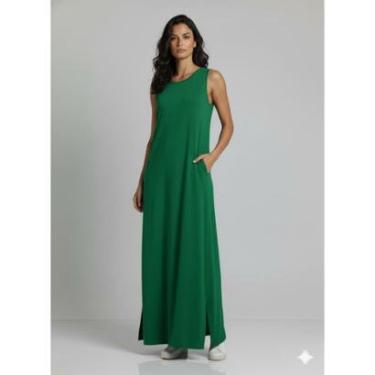 Imagem de Vestido Longo Aveloz Viscolycra Soltinho com Bolso-Feminino
