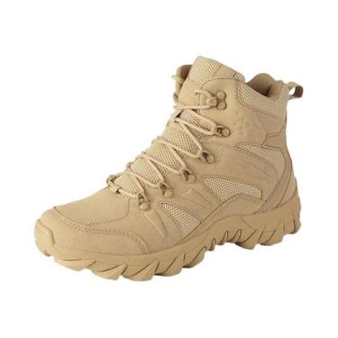 Imagem de Botas Táticas Masculinas Para Combate, Calçados Anti-desgaste Para Cam