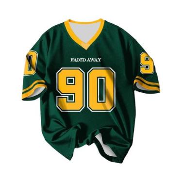 Imagem de Camiseta Esportiva Masculina Oversized De Secagem Rápida Com Estampa, 