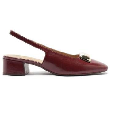 Imagem de Sapatilha Slingback Placa Metálica Lançamento Anacapri-Feminino